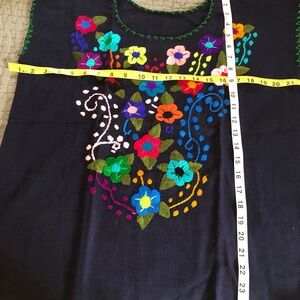 Embroidered top hand made Oaxaca